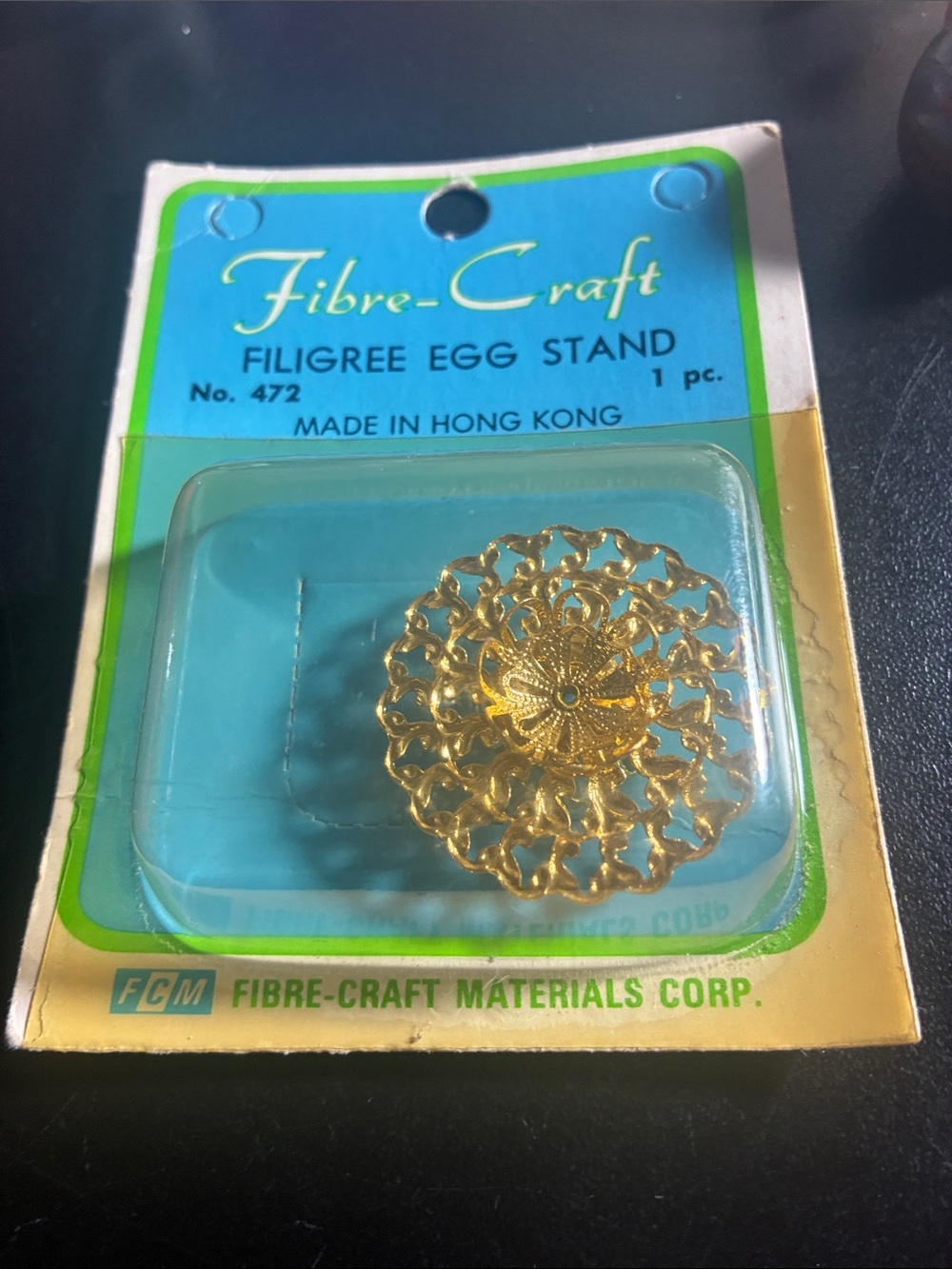 Fibre Craft filigree egg stand
